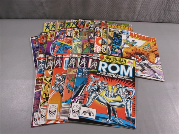 VINTAGE MICRONAUTS & NOM COMIC BOOKS