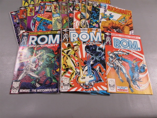 VINTAGE MICRONAUTS & NOM COMIC BOOKS