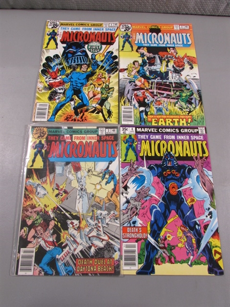 VINTAGE MICRONAUTS & NOM COMIC BOOKS