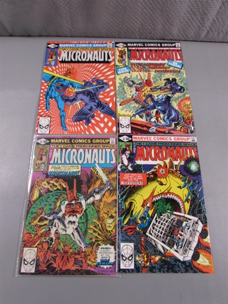 VINTAGE MICRONAUTS & NOM COMIC BOOKS