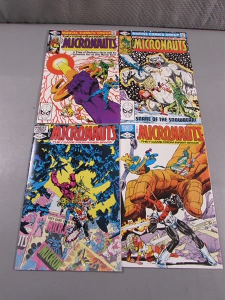 VINTAGE MICRONAUTS & NOM COMIC BOOKS