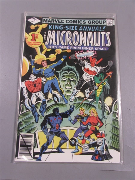 VINTAGE MICRONAUTS & NOM COMIC BOOKS