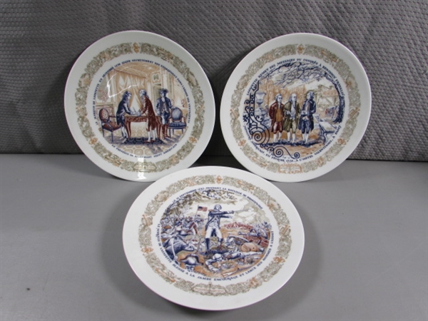 3 D'ARCEAU LIMOGES COLLECTOR PLATES