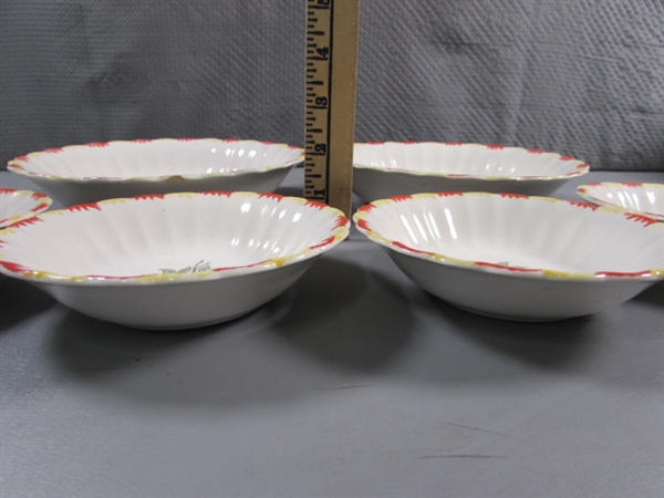 6 LIMOGES MONSOON BOWLS