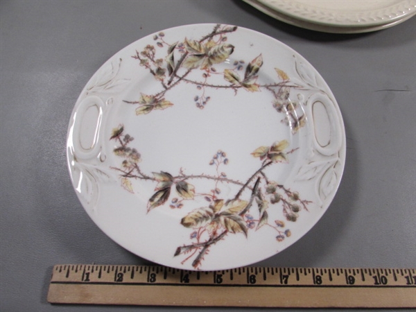 MIXED LOT OF PRETTY FLORAL THEMED PLATES