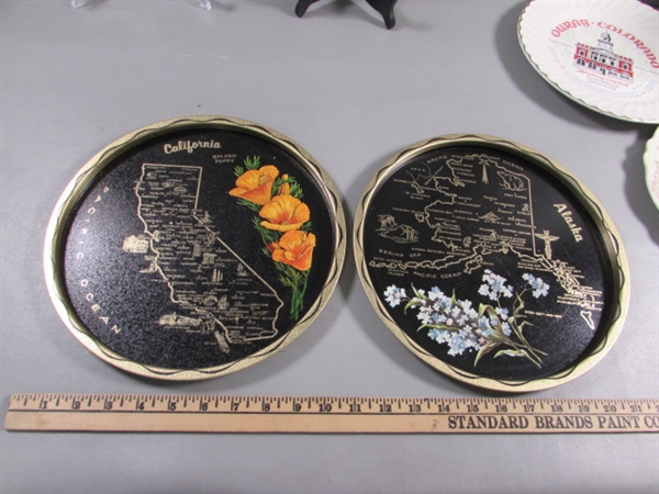 LARGE COLLECTION OF SOUVENIR PLATES