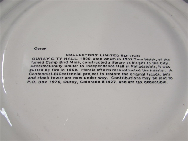 LARGE COLLECTION OF SOUVENIR PLATES