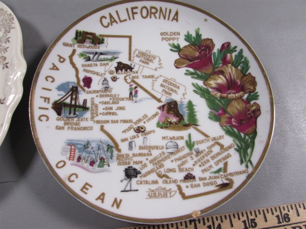 LARGE COLLECTION OF SOUVENIR PLATES