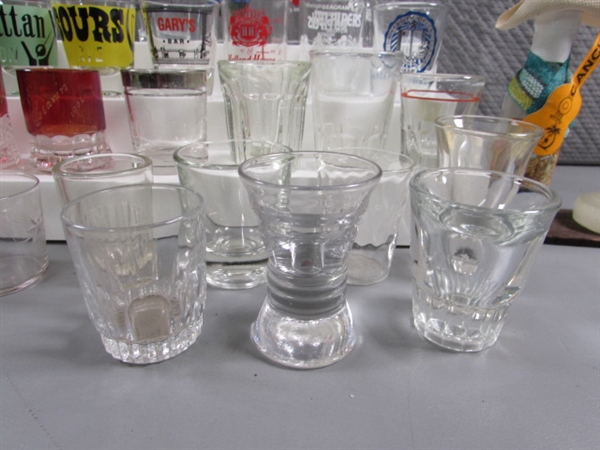 LARGE COLLECTION OF SHOT GLASSES #1