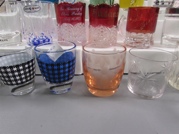 LARGE COLLECTION OF SHOT GLASSES #1