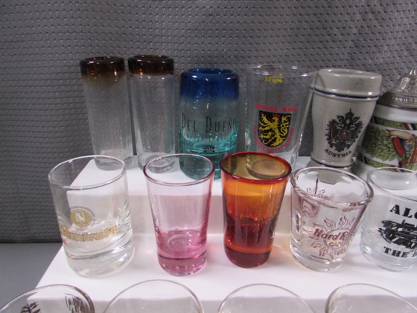 LARGE COLLECTION OF SHOT GLASSES #1