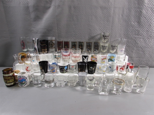 LARGE COLLECTION OF SHOT GLASSES #2