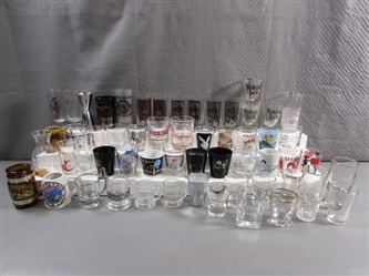 LARGE COLLECTION OF SHOT GLASSES #2