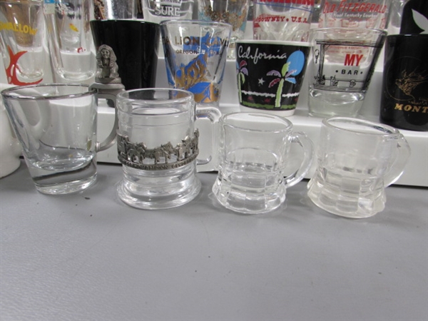 LARGE COLLECTION OF SHOT GLASSES #2