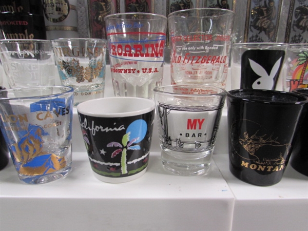 LARGE COLLECTION OF SHOT GLASSES #2