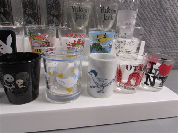 LARGE COLLECTION OF SHOT GLASSES #2