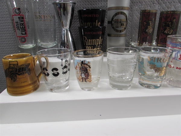 LARGE COLLECTION OF SHOT GLASSES #2