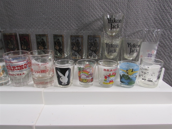 LARGE COLLECTION OF SHOT GLASSES #2