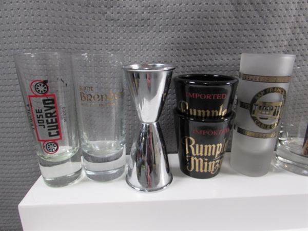 LARGE COLLECTION OF SHOT GLASSES #2