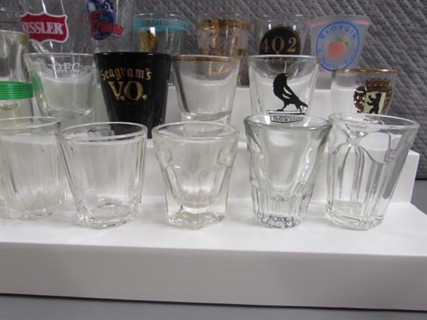 LARGE COLLECTION OF SHOT GLASSES #3