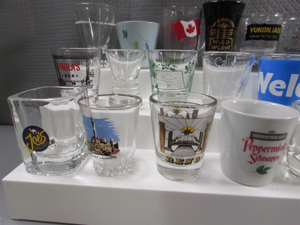 LARGE COLLECTION OF SHOT GLASSES #3