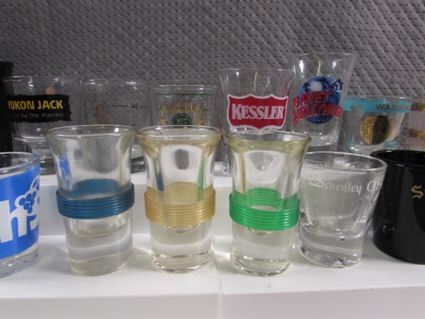 LARGE COLLECTION OF SHOT GLASSES #3