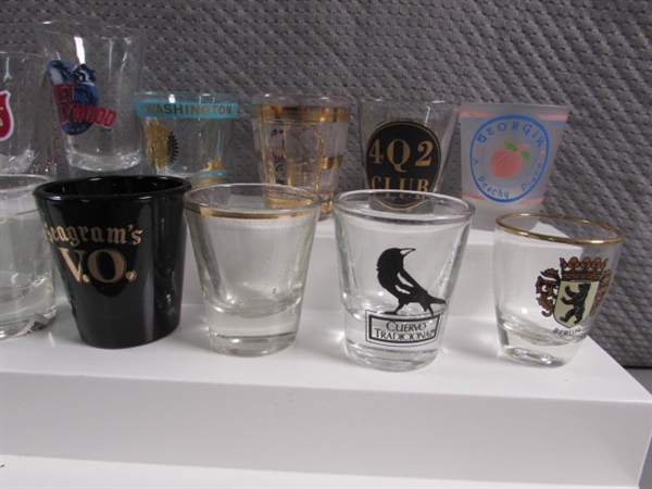 LARGE COLLECTION OF SHOT GLASSES #3