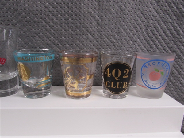 LARGE COLLECTION OF SHOT GLASSES #3