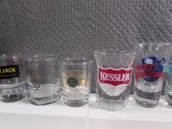 LARGE COLLECTION OF SHOT GLASSES #3