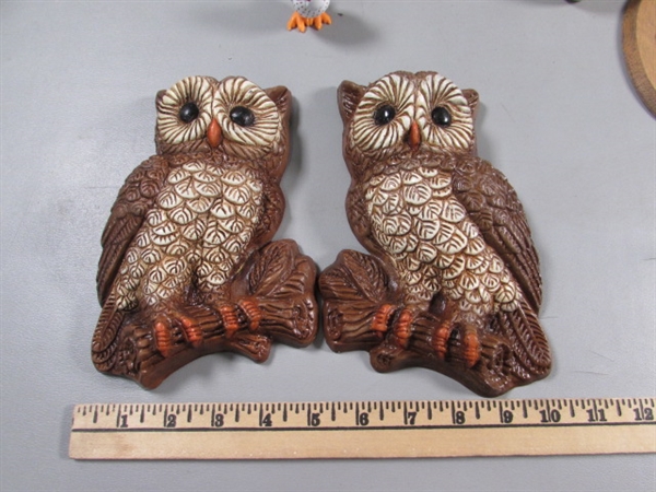 COLLECTION OF OWL FIGURINES