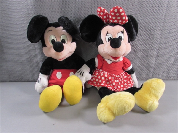 MICKEY & MINNIE MOUSE PLUSH