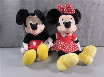 MICKEY & MINNIE MOUSE PLUSH