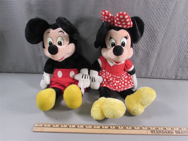 MICKEY & MINNIE MOUSE PLUSH