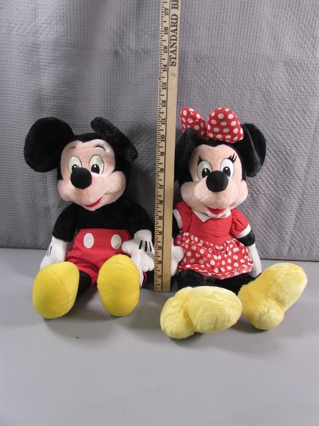 MICKEY & MINNIE MOUSE PLUSH