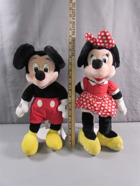 MICKEY & MINNIE MOUSE PLUSH