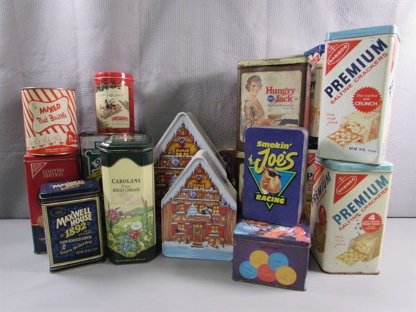 COLLECTION OF VINTAGE TINS