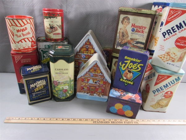 COLLECTION OF VINTAGE TINS