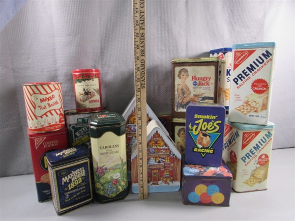 COLLECTION OF VINTAGE TINS