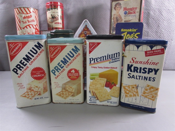 COLLECTION OF VINTAGE TINS