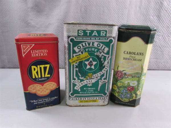 COLLECTION OF VINTAGE TINS