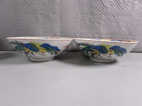 COLLECTION OF ORIENTAL BOWLS & MORE