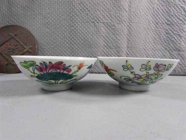 COLLECTION OF ORIENTAL BOWLS & MORE