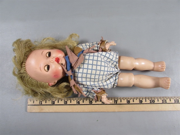 VINTAGE JOINTED DOLL IN NEED OF A HAIRDRESSER