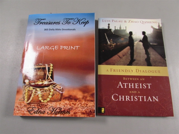 COLLECTION OF CHRISTIAN THEMED BOOKS