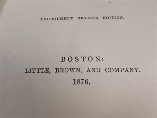 ANTIQUE 1876 BANCROFT'S HISTORY OF THE UNITED STATES OF AMERICA