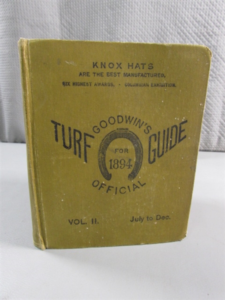 ANTIQUE TURF GUIDES & JOCKEY RELATED NEWSPAPER ARTICLES