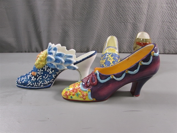 CERAMIC, PORCELAIN & GLASS SHOES