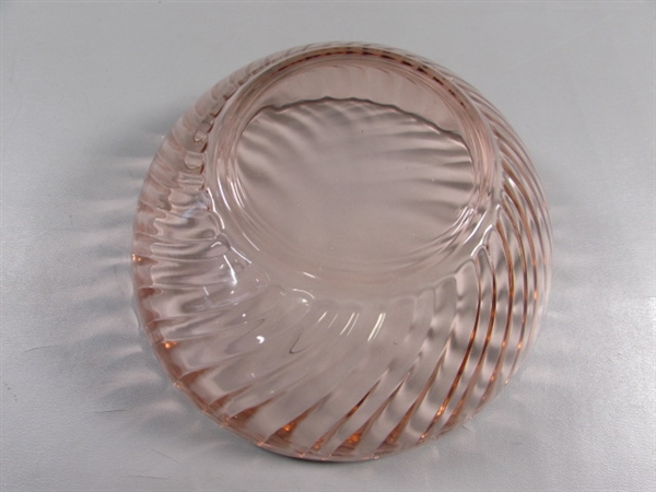 LIGHT PINK GLASS DINNERWARE & MORE