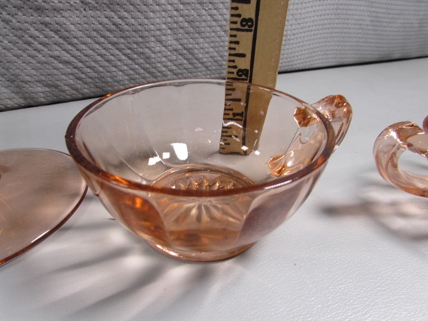 LIGHT PINK GLASS DINNERWARE & MORE