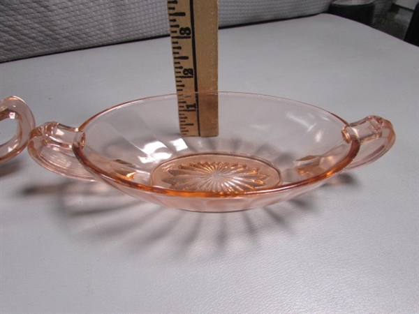 LIGHT PINK GLASS DINNERWARE & MORE